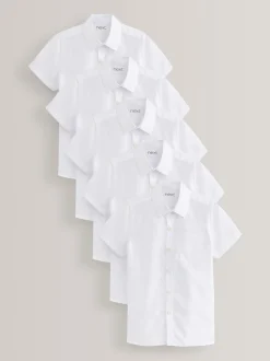 Blanc - 5{Paquet de chemises scolaires Manches courtes (3-17ans)