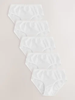 Blanc - Paquet de slips 5 (1.5-16ans)