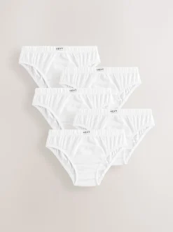 Blanc - Paquet de slips 5 (1.5-16ans)