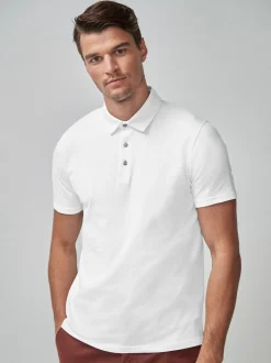 Blanc - Polo à manches courtes