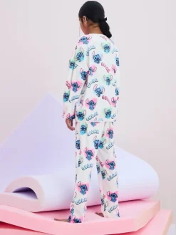 Blanc - Pyjama Lilo & Stitch en polaire confortable (3-16ans)