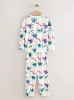Blanc - Pyjama Lilo & Stitch en polaire confortable (3-16ans)