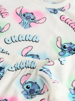 Blanc - Pyjama Lilo & Stitch en polaire confortable (3-16ans)
