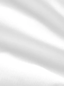 Blanc - Slim Fit (Slim Fit) - Coupe ajustée Single Cuff Chemises With Col cassé And Nœud papillon Lot