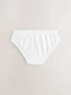 Blanc - Slip en coton 100% 10 Paquet (1.5-16ans)