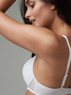 Blanc - Soutien-gorge plongeant triple boost A-DD push-up