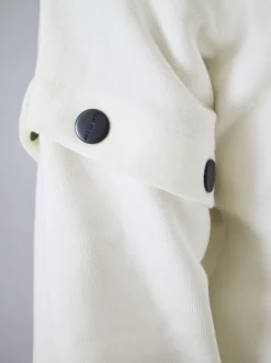 Blanc - Sweat à capuche smALLSAINTS Amphia Underground zippé