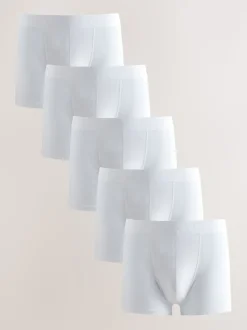 Blanc - Trunks Boxer 5 Pack