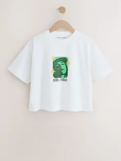 Blanc - T-shirt graphique Billie Eilish (3-16ans)