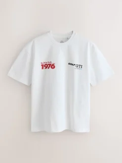 Blanc - T-shirt graphique Hot Hatch Car