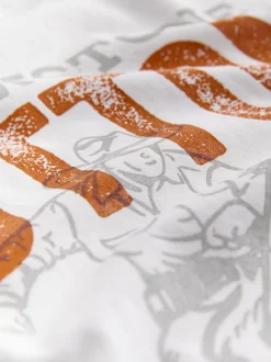 Blanc - T-shirt imprimé graphique Yellowstone