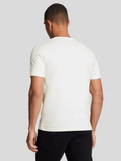 Blanc - T-shirt Lyle & Scott Col rond en coton