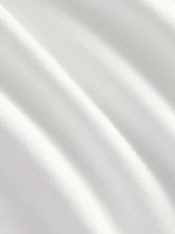 Blanc - T-shirt Manche courte Col ras du cou lourd