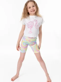 Blanc - Vanilla Underground Barbie Girls Top & Short 2 pièces