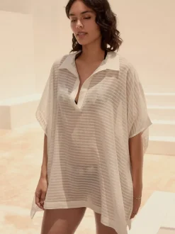 Blanc - Vêtement de chemise longue 100enfiler % coton