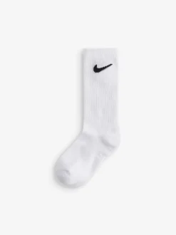 Blanc craie - Nike Chaussettes Col rond pour petits enfants 6 Lot