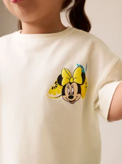 Blanc écru - Disney Ensemble haut et short à manches courtes Minnie et Mickey (3mois7ans)