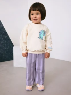 Blanc écru - Monsters, Inc Haut à Manches longues et Pantalons Coupe ballon (3mois-7ans)