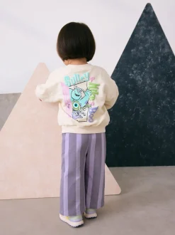 Blanc écru - Monsters, Inc Haut à Manches longues et Pantalons Coupe ballon (3mois-7ans)