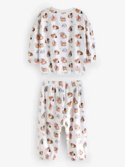 Blanc écru - Pyjama Cath Kidston en polaire douillette