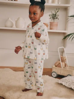 Blanc écru - Pyjama Miffy boutonné (9mois-10ans)