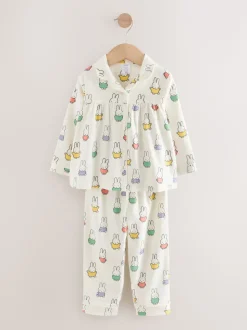 Blanc écru - Pyjama Miffy boutonné (9mois-10ans)