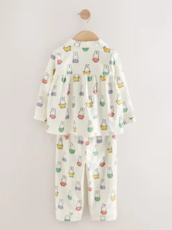 Blanc écru - Pyjama Miffy boutonné (9mois-10ans)