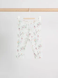 Blanc fée - Haut à manches longues à volants et leggings BÉBÉ 2 pièce Ensemble (0mois-2ans)