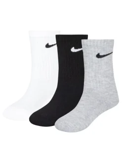 Blanc gris noir - Nike Chaussettes Lot Little Kids 3