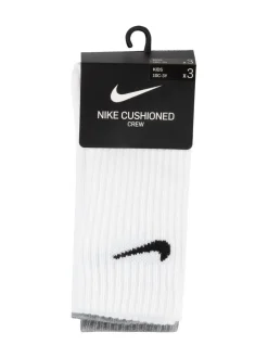 Blanc gris noir - Nike Chaussettes Lot Little Kids 3