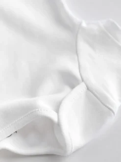 Blanc indispensable - Manches courtes Bodysuits