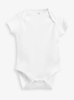 Blanc indispensable - Manches courtes Bodysuits