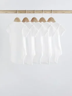 Blanc indispensable - Manches courtes Bodysuits