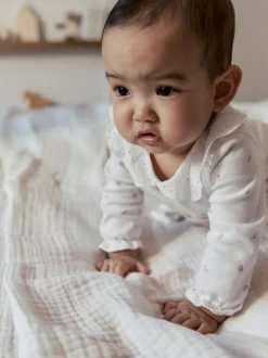 Blanc Little Sister - Combinaison de nuit BÉBÉ famille (0-2ans)