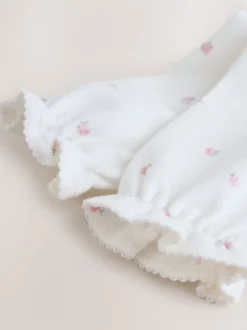 Blanc Little Sister - Combinaison de nuit BÉBÉ famille (0-2ans)