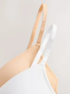 Blanc nu - Paquet de soutiens-gorge d'entraînement 2