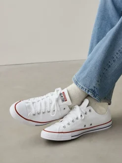 Blanc éteint - Converse Chuck Ox Trainers