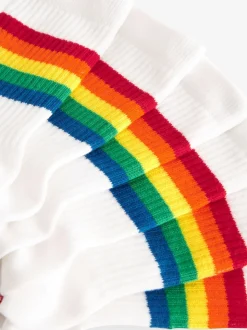 Blanc vif - Lot de 3 paires de chaussettes à tube Little Bird de Jools Oliver rayées