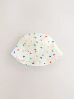 Blanc/Bleu - Paquet de bonnets pour bébé 2 (0mois-2ans)