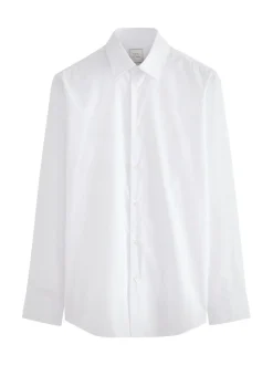 Blanc/bleu clair/rose clair - Lot de 3 chemises Oxford élégantes à manchette simple facile d’entretien