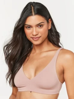 Blanc/bleu marine/rose - Lot de 3 soutiens-gorge en mélange de coton Ultimate Comfort