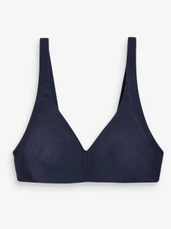 Blanc/bleu marine/rose - Lot de 3 soutiens-gorge en mélange de coton Ultimate Comfort