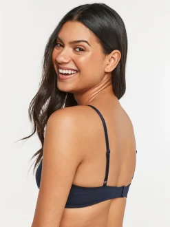 Blanc/bleu marine/rose - Lot de 3 soutiens-gorge en mélange de coton Ultimate Comfort