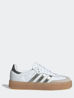 Blanc/crème - Baskets Adidas Original Sambae W