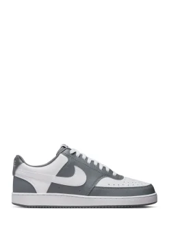 Blanc/Gris - Baskets basses Nike Court Vision