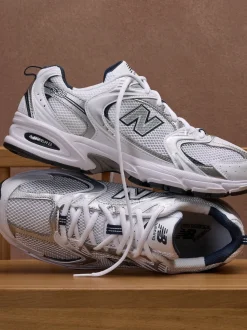 Blanc/Gris - New Balance Womens 530 Trainers