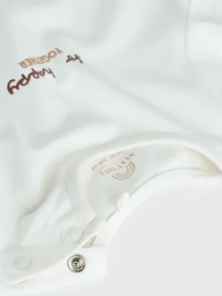 Blanc/marron - Ensemble Bébé haut et Pantalons à manches longues 2 Pièces (0mois-2ans)