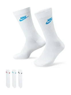 blanc/multicolore - Lot de chaussettes Nike Everyday Essential 3