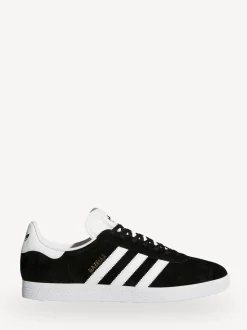 Blanc/Noir - adidas Originals Gazelle Trainers