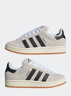 Blanc/Noir - adidas originals Campus 00s Trainers